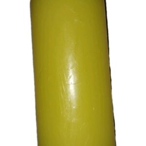 Yellow Pillar Candle 6 Inches Tall